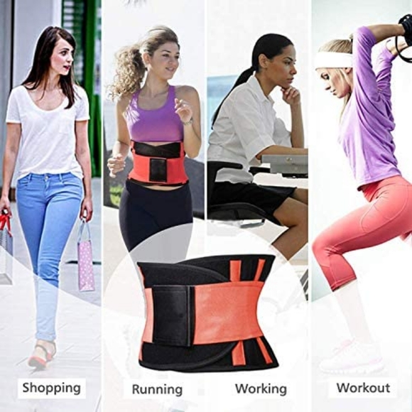 Unisex Lumbar Back Support Adjustable waist belt - Picture 4 of 7